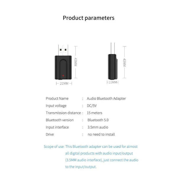 usb bluetooth 5.0