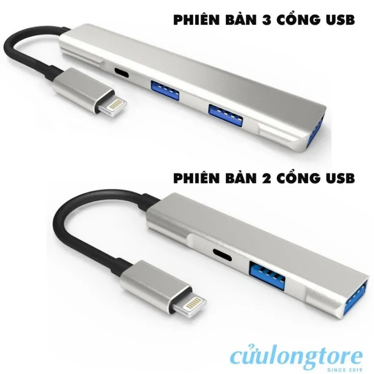 Cổng Chuyển Lightning Sang USB