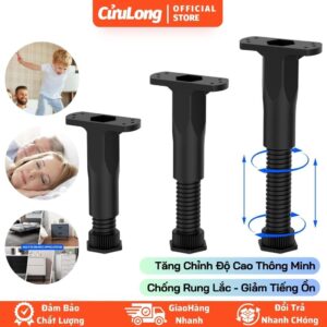 Chân Chống Tăng Chỉnh Đa Năng Chịu Lực – Kê Giường Bàn Tủ, Giảm Rung, Tăng Chiều Cao, Lắp Đơn Giản