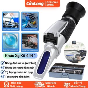 Máy Đo URÊ AdBlue Ô tô - Khúc Xạ Kế 4 Trong 1 Kiểm Tra Ắc Quy, Nước Rửa Kính, Nước Làm Mát Xe