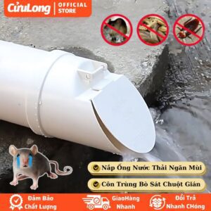 Nắp Đậy Cống Thoát Nước PVC ngăn mùi hôi bịt nắp cống nước thải an toàn gia đình