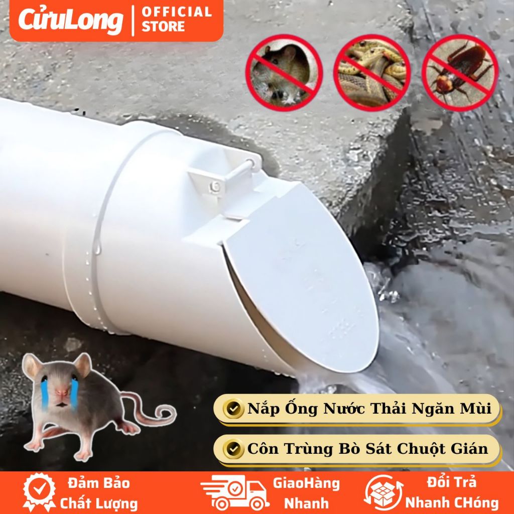 Nắp Đậy Cống Thoát Nước PVC ngăn mùi hôi bịt nắp cống nước thải an toàn gia đình