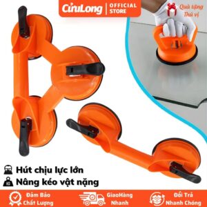 Tay Cầm Hit Kính Gạch nâng đồ vật cường lực hút chân không - Bộ hút kính sửa vết lõm xe đa năng