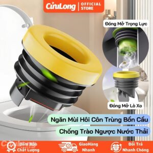 Gioăng Cao Su Bồn Cầu Ngăn Mùi Hôi Chống Trào Ngược - Khử Mùi Chống Hôi Nhà Vệ Sinh Toilet Nhà Tắm